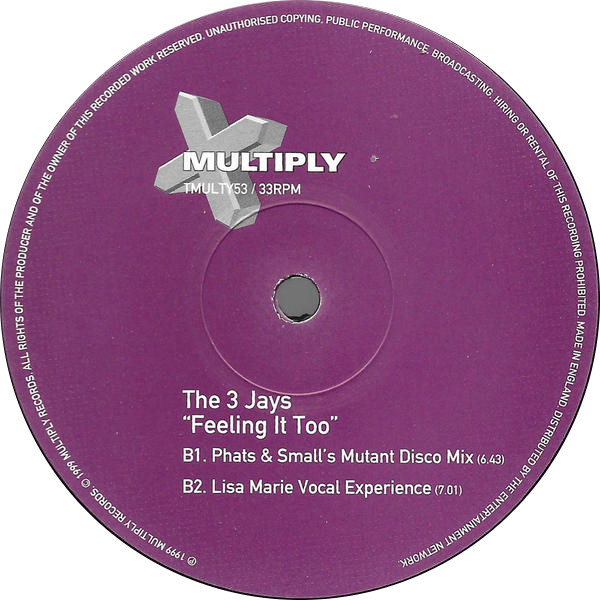 The 3 Jays - Feeling It Too | Multiply Records (TMULTY53) - 4