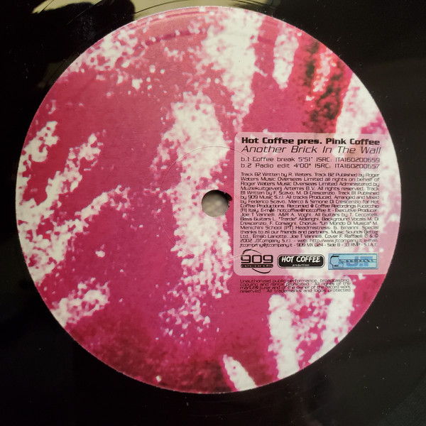 Hot Coffee pres. Pink Coffee - Another Brick In The Wall | 909 Records (909 MX 024) - 3 Hot Coffee pres. Pink Coffee - Another Brick In The Wall | 909 Records (909 MX 024) - 3