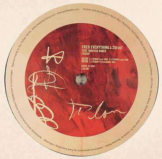 Fred Everything & 20For7 & Vanessa Baker - Friday | Lazy Days Recordings (LZD-001) - main Fred Everything & 20For7 & Vanessa Baker - Friday | Lazy Days Recordings (LZD-001) - main