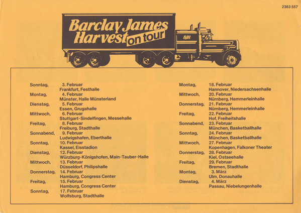 Barclay James Harvest - Eyes Of The Universe | Polydor (2383 557) - 5