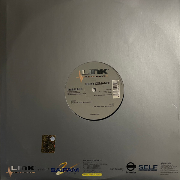 Ricky Comance - Tribaland | Link Records (LINK060) - main