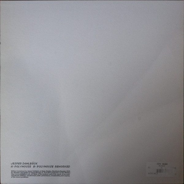 Jesper Dahlbäck - Polyhouse | DK Records (DX1) - 2