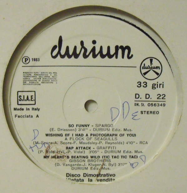 Various - Disco Dimostrativo | Durium (D.D. 22) - main Various - Disco Dimostrativo | Durium (D.D. 22) - main