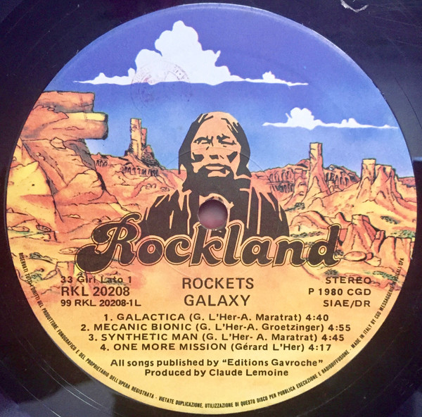 Rockets - Galaxy | Rockland Records (RKL 20208) - 5 Rockets - Galaxy | Rockland Records (RKL 20208) - 5