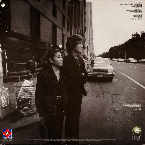 John Lennon & Yoko Ono - Double Fantasy | Geffen Records (XGHS 2001) - 2