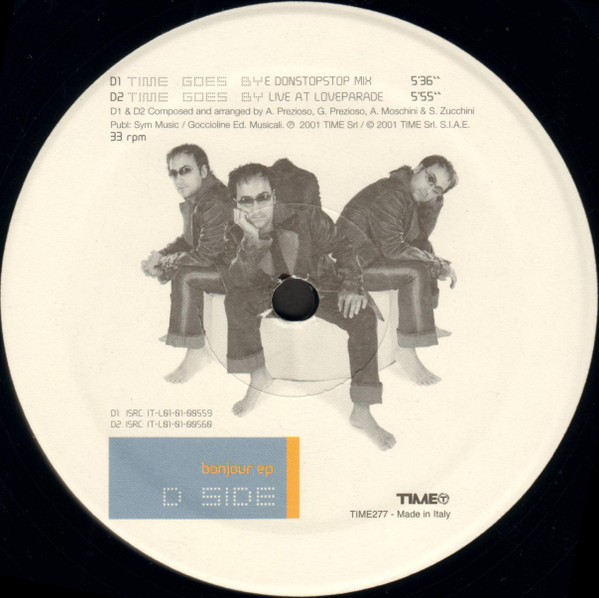 Prezioso Feat. Marvin - Bonjour EP | TIME (TIME 277) - 6