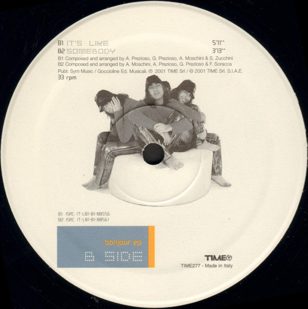 Prezioso Feat. Marvin - Bonjour EP | TIME (TIME 277) - 4