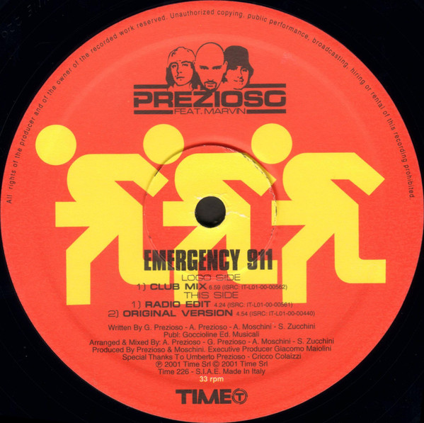 Prezioso Feat. Marvin - Emergency 911 | TIME (TIME 226) - 3 Prezioso Feat. Marvin - Emergency 911 | TIME (TIME 226) - 3