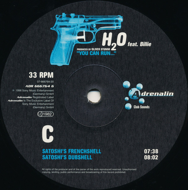 H2O Feat. Billie - You Can Run... | Adrenalin (ADR 666764 6) - 4 H2O Feat. Billie - You Can Run... | Adrenalin (ADR 666764 6) - 4