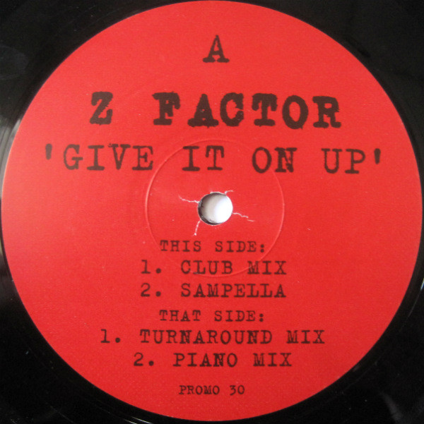 Z Factor - Give It On Up | Z Records (PROMO 30) - main Z Factor - Give It On Up | Z Records (PROMO 30) - main