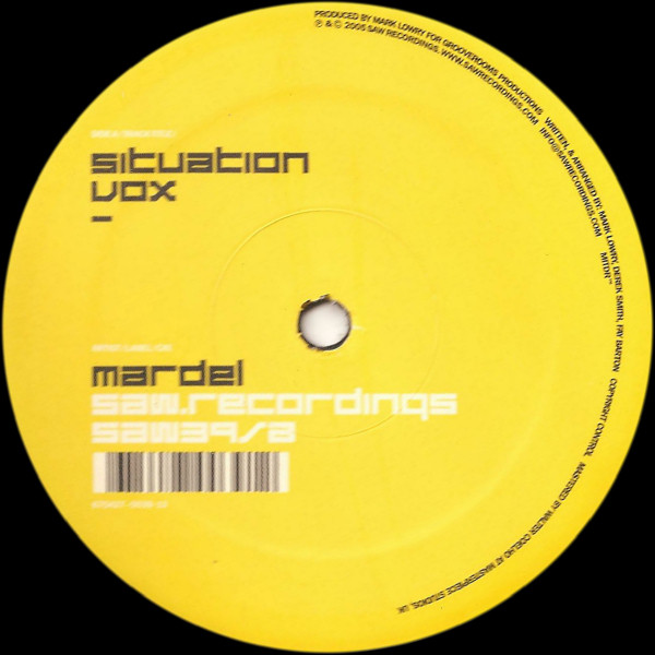 Mardel - Situation | Saw Recordings (SAW39)