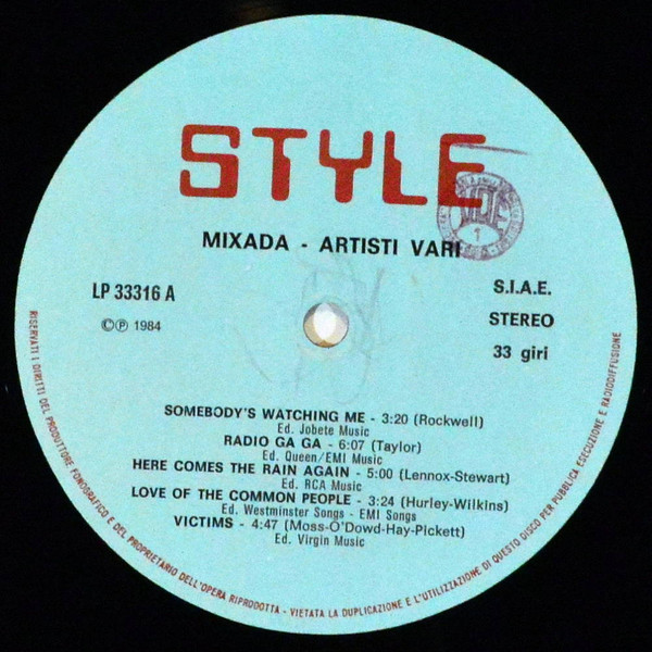 Various - Mixada | Style (LP 33316) - 3