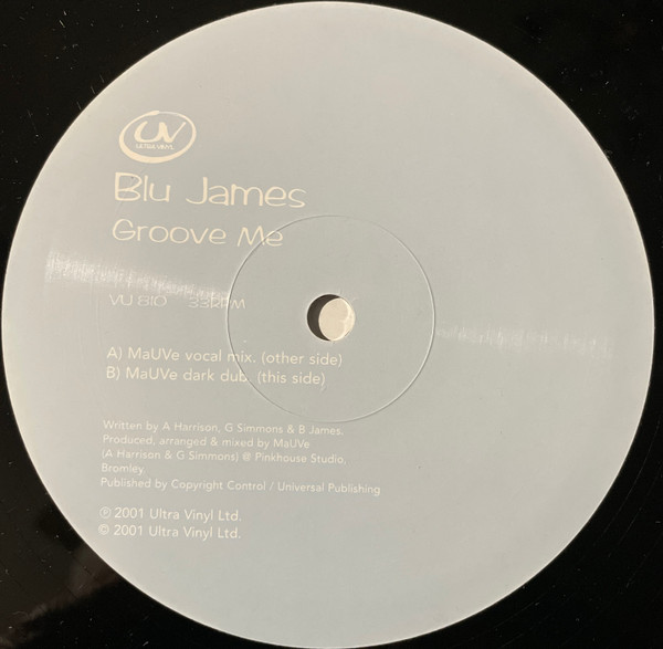 Blu James - Groove Me | Ultra Vinyl (VU810) - 3
