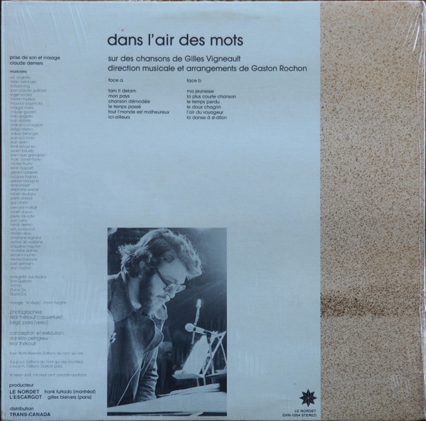 Gaston Rochon - Dans L'Air Des Mots (Vigneault Comme Je L'Entends) | Le Nordet (GVN-1004) - 2