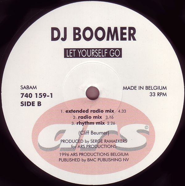 DJ Boomer - Let Yourself Go | ARS Productions (740 159-1) - 4