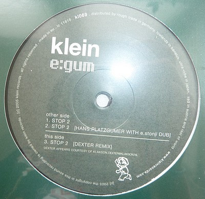 e:gum - Stop 2 | Klein Records (KL 069) - main e:gum - Stop 2 | Klein Records (KL 069) - main