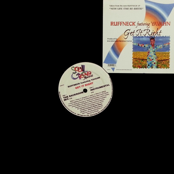 Ruffneck Featuring Yavahn - Get It Right | Soul Groove Records (SGR007)