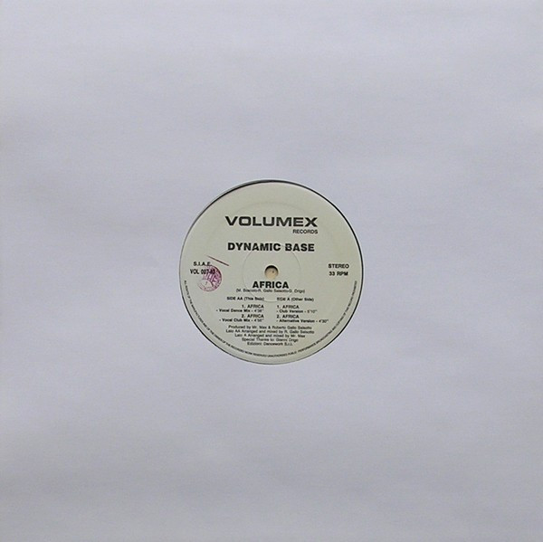 Dynamic Base - Africa | Volumex (VOL 007-93) - 3