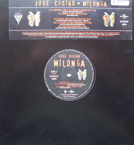 José Castro - Milonga | Booya Records (UMT 70442)