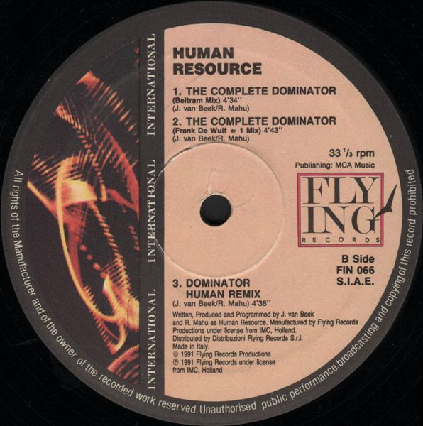 Human Resource - The Joke / The Complete Dominator | Flying International (FIN 066) - main