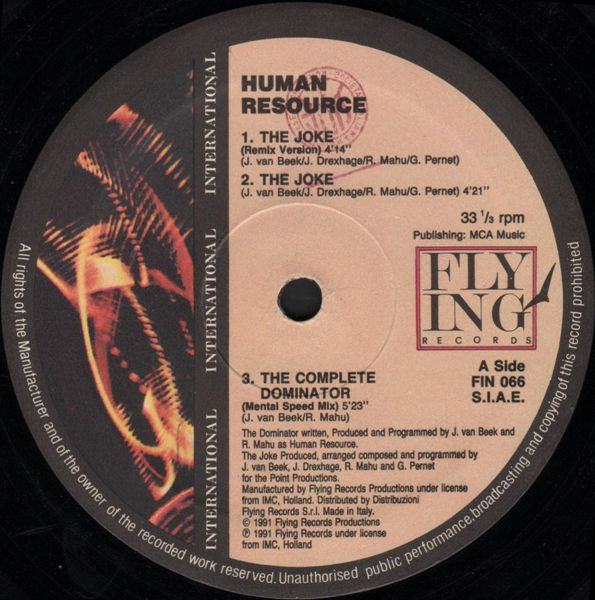Human Resource - The Joke / The Complete Dominator | Flying International (FIN 066) - 2
