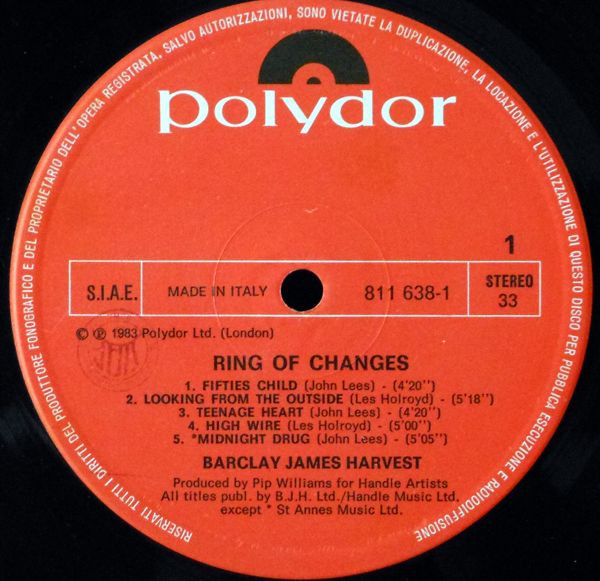 Barclay James Harvest - Ring Of Changes | Polydor (811 638-1) - 4 Barclay James Harvest - Ring Of Changes | Polydor (811 638-1) - 4
