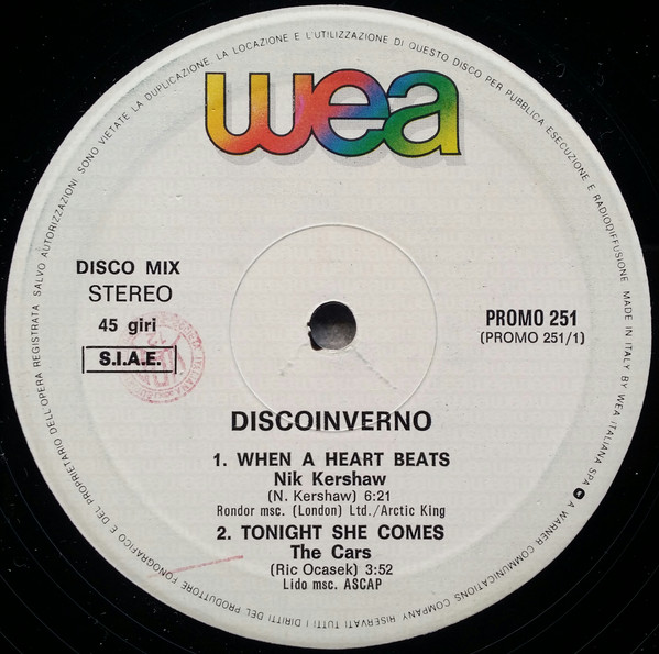 Various - DiscoInverno | WEA (PROMO 251) - main