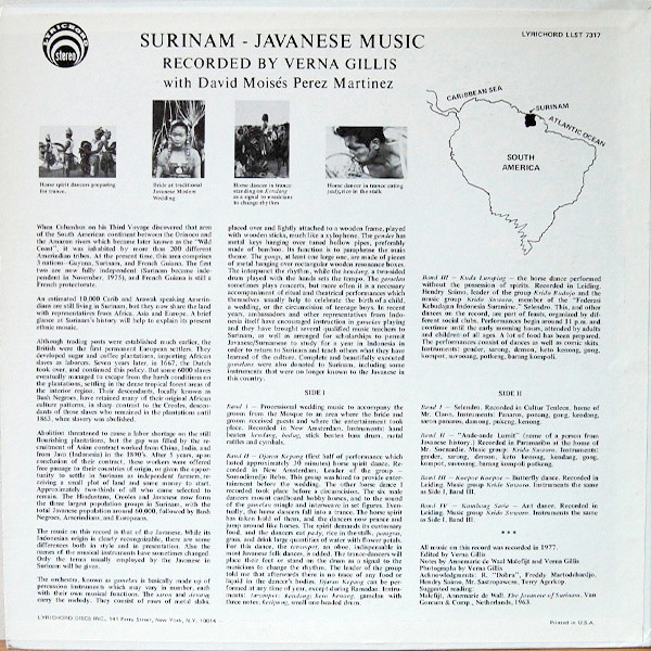 Javanese Music From Surinam