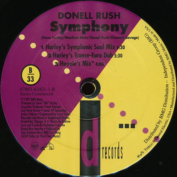 Donnell Rush - Symphony | ID Records (ID 1013) - 2 Donnell Rush - Symphony | ID Records (ID 1013) - 2