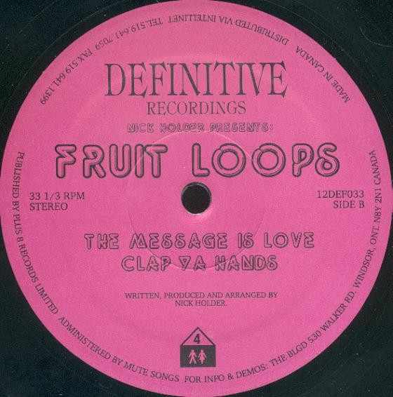 Nick Holder - Fruit Loops | Definitive Recordings (12DEF033) - 2 Nick Holder - Fruit Loops | Definitive Recordings (12DEF033) - 2
