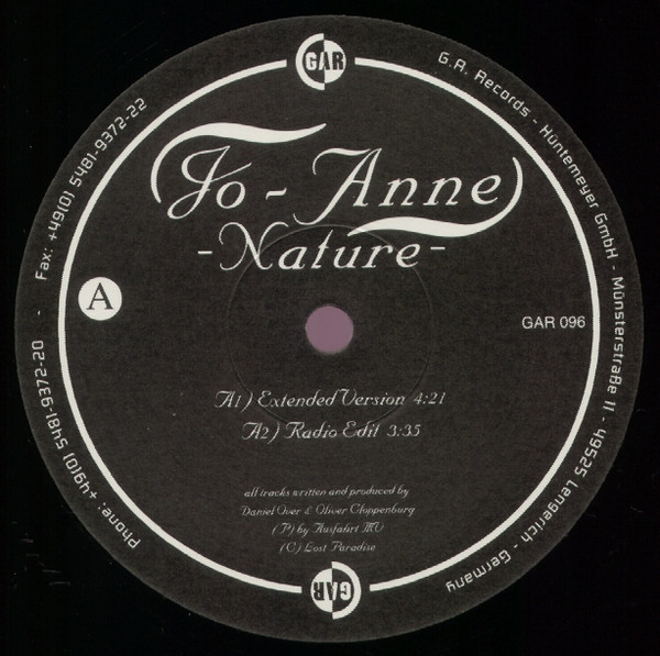 Jo-Anne - Nature | Lost Paradise (GAR 096) - 3