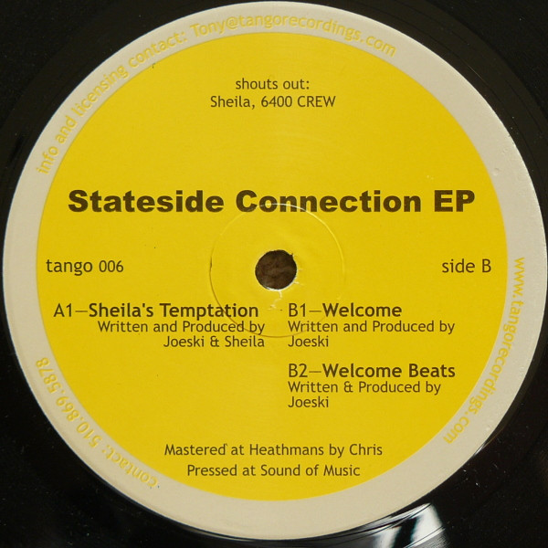 Joeski - State Side Connection EP | Tango Recordings (tango 006) - 3