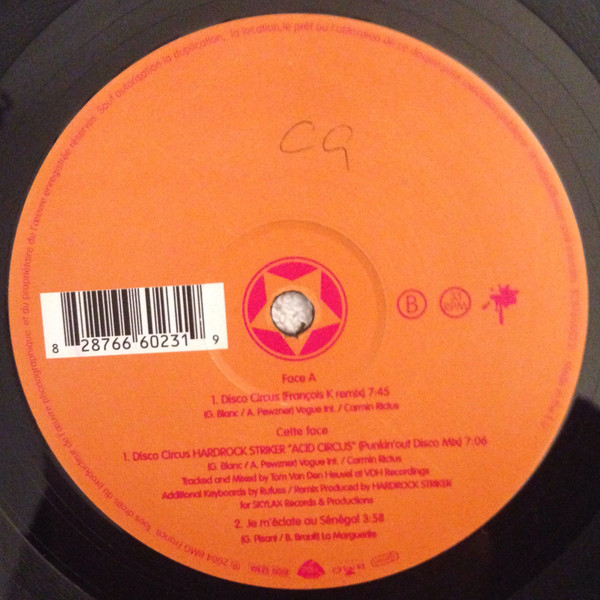 Martin Circus - Disco Circus | Disques Vogue (82876660231) - 3