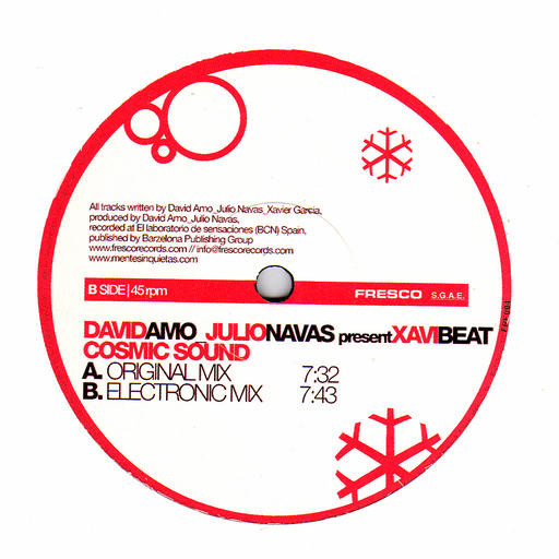 Davidamo_Julionavas Present Xavi Beat - Cosmic Sound | Fresco Records (FRE004) - 3 Davidamo_Julionavas Present Xavi Beat - Cosmic Sound | Fresco Records (FRE004) - 3