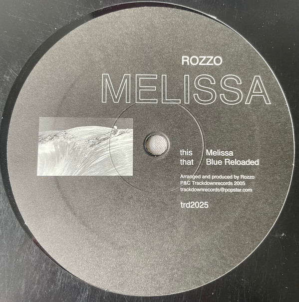 Rozzo - Melissa | Trackdown Records (trd2025) - main Rozzo - Melissa | Trackdown Records (trd2025) - main