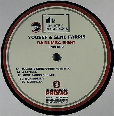 Yousef & Gene Farris - Da Numba Eight | Industry Recordings (INRE002) - main Yousef & Gene Farris - Da Numba Eight | Industry Recordings (INRE002) - main