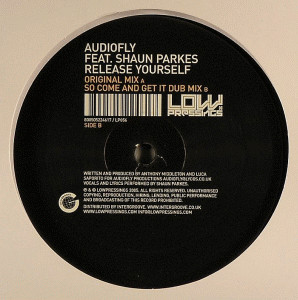 Audiofly - Release Yourself | Low Pressings (LP056) - 2