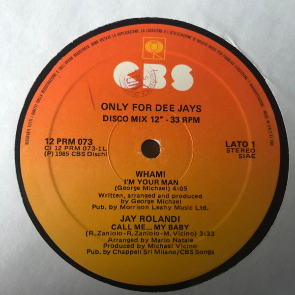 Various - Only For Dee Jays  | CBS (12 PRM 073) - main
