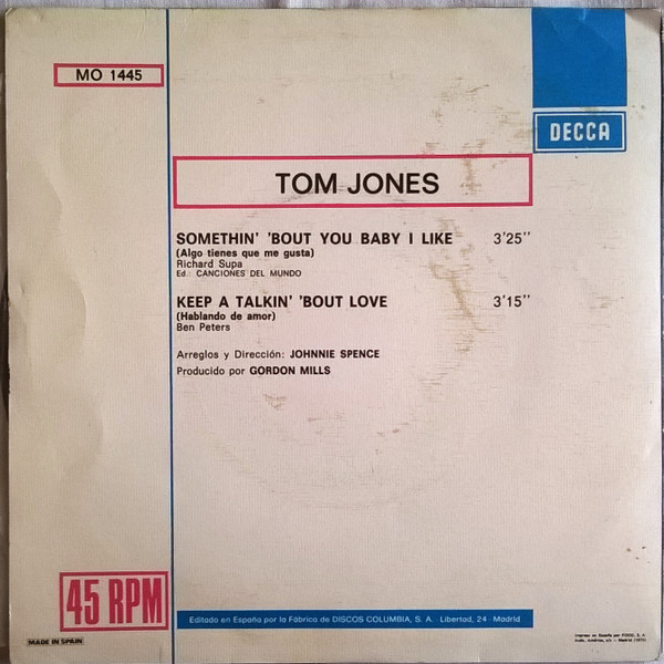 Somethin' 'Bout You Baby I Like / Keep A Talkin' 'Bout Love