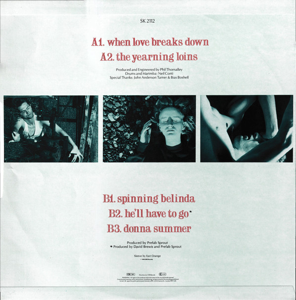 Prefab Sprout - When Love Breaks Down | Kitchenware Records (SK 2112) - 2