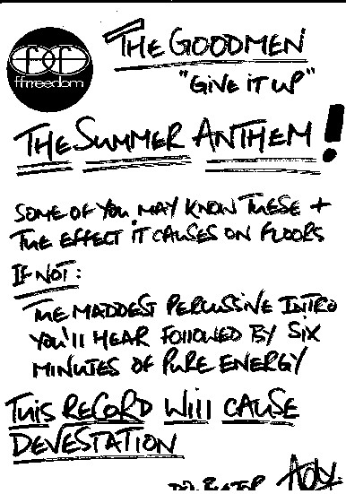 The Goodmen - Give It Up | Ffrreedom (TABX 118) - 5 The Goodmen - Give It Up | Ffrreedom (TABX 118) - 5