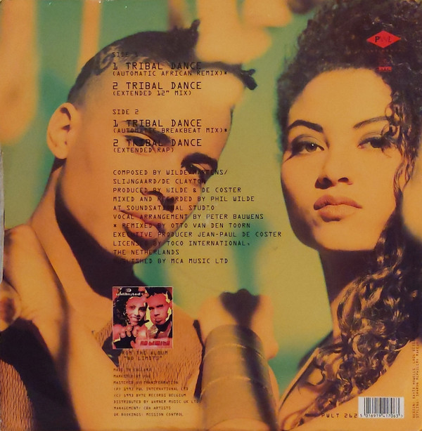 2 Unlimited - Tribal Dance | PWL Continental (PWLT 262) - 2 2 Unlimited - Tribal Dance | PWL Continental (PWLT 262) - 2