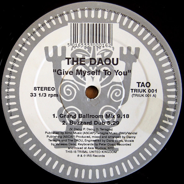 The Daou - Give Myself To You | TRIBAL United Kingdom (TRIUK 001) - main