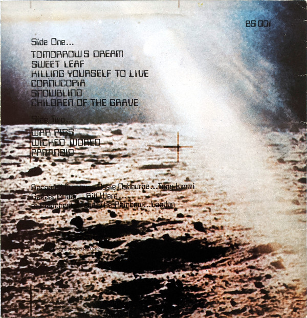 Black Sabbath - Live At Last | Nems (BS 001) - 2 Black Sabbath - Live At Last | Nems (BS 001) - 2
