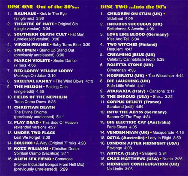 Various - Gothic Rock 2 - 80's Into 90's | Jungle Records (FREUD CD 051) - 2