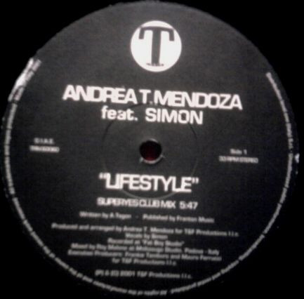 Andrea T. Mendoza Feat. Simon - Lifestyle | Train! Records (TRN 60060) - 3