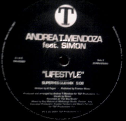 Andrea T. Mendoza Feat. Simon - Lifestyle | Train! Records (TRN 60060) - 4