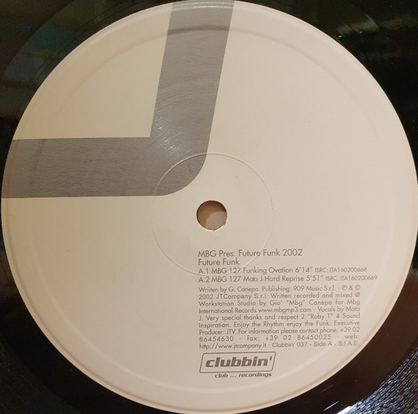 MBG & Future Funk 2002 - Future Funk | Clubbin' Records (CLUBBIN 037) - 4 MBG & Future Funk 2002 - Future Funk | Clubbin' Records (CLUBBIN 037) - 4