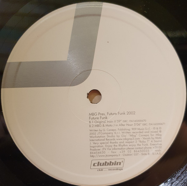 MBG & Future Funk 2002 - Future Funk | Clubbin' Records (CLUBBIN 037) - 3 MBG & Future Funk 2002 - Future Funk | Clubbin' Records (CLUBBIN 037) - 3