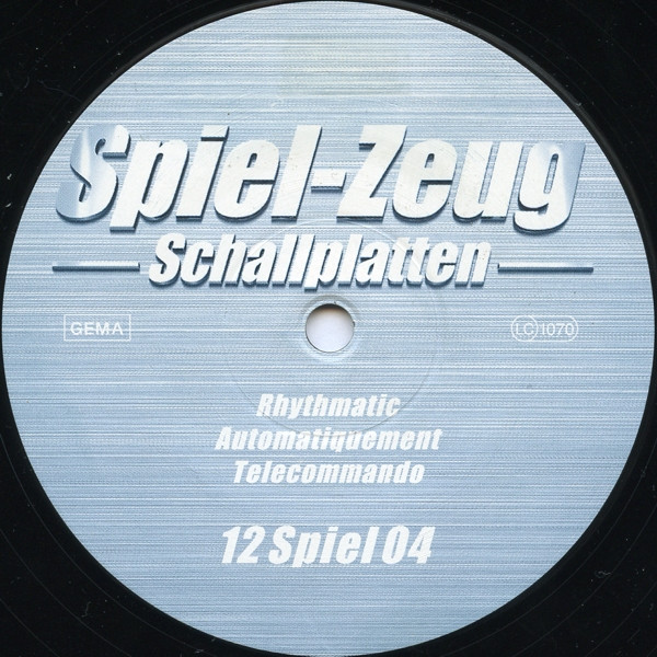 Thomas Schumacher - Rhythmatic | Spiel-Zeug Schallplatten (12 Spiel 04) - main